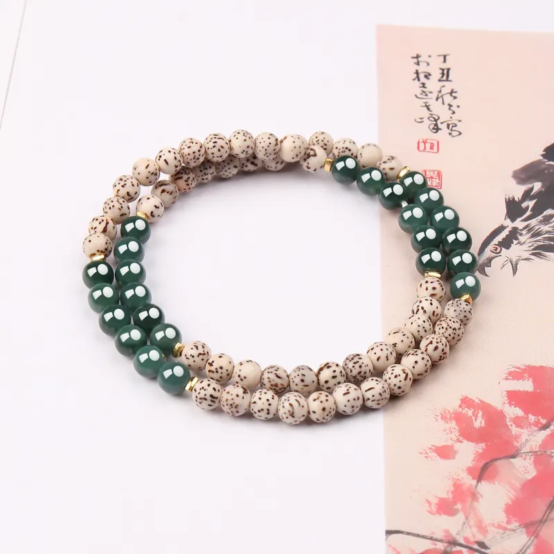 EADDA JEWELRY Star Moon Bodhi Seeds Bracelets Unisex-1