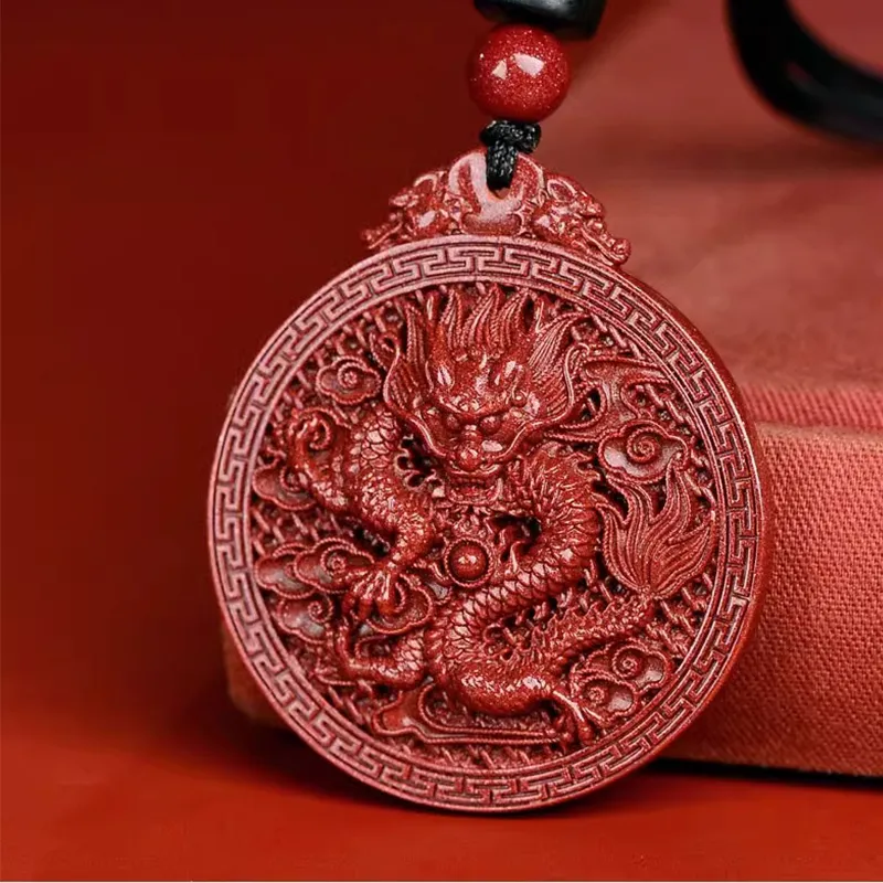 EADDA JEWELRY Cinnabar Necklaces Unisex-1