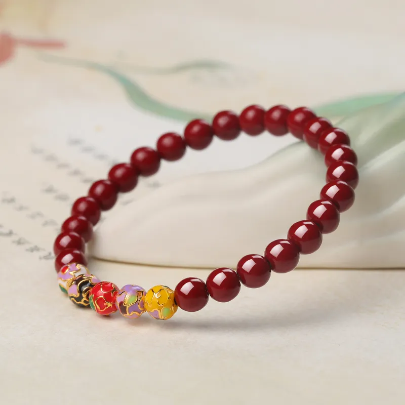 EADDA JEWELRY Cinnabar Bracelets Unisex-2