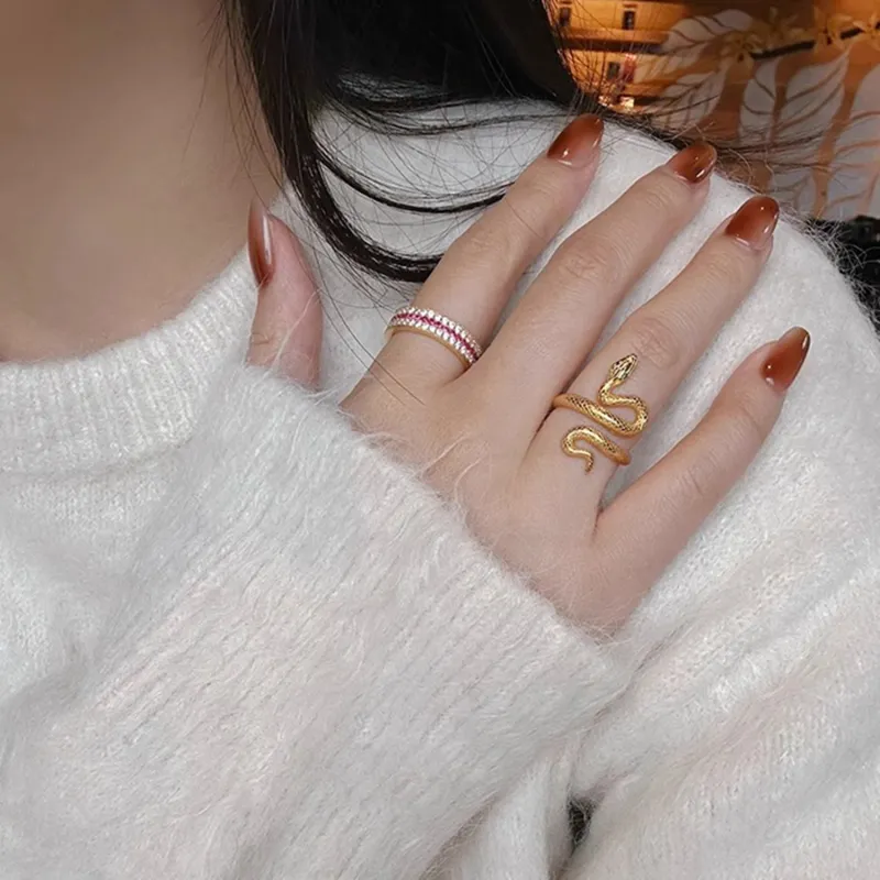 EADDA JEWELRY Alloy Rings Unisex-3