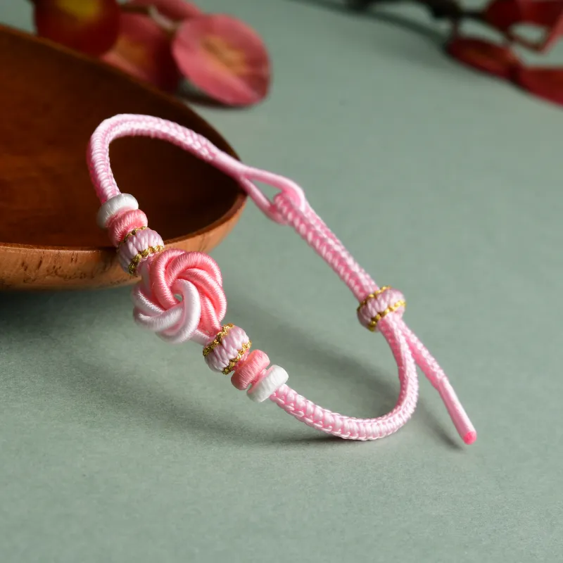 EADDA JEWELRY Ice Silk Cotton Cord Bracelets Unisex-17
