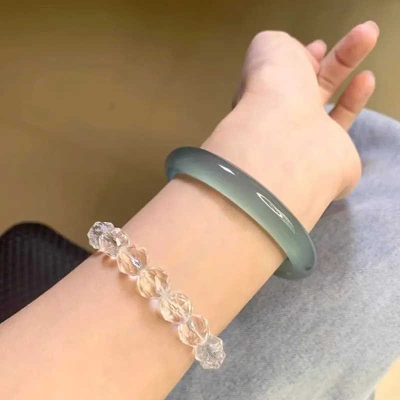 EADDA JEWELRY Agate Jade Bangles Unisex-4