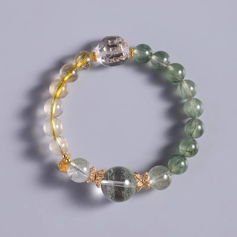 EADDA JEWELRY Crystal Jade Bracelets Unisex-2