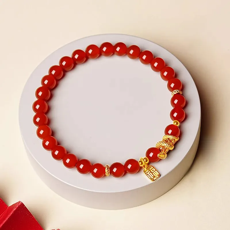 EADDA JEWELRY Natural Agate Bracelets Unisex-2