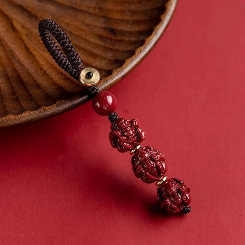 EADDA JEWELRY Cinnabar Keychains Unisex-43
