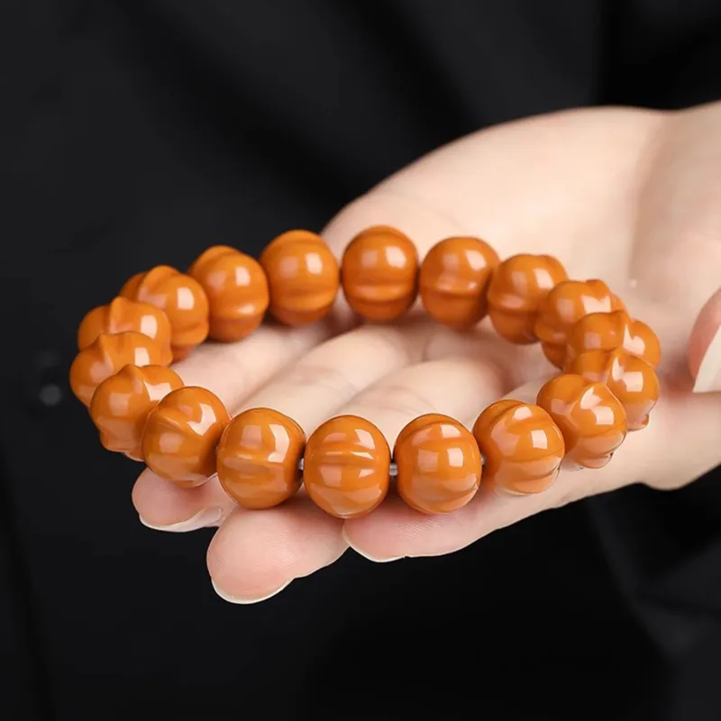 EADDA JEWELRY Monkey Head Walnut Bracelets Unisex-4