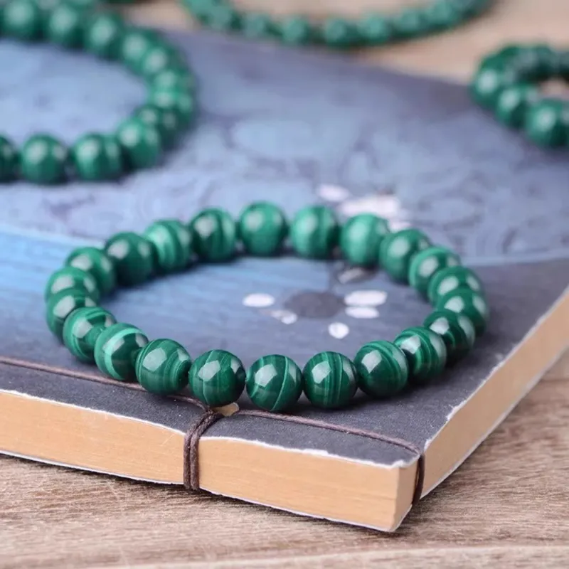 EADDA JEWELRY Natural Malachite Bracelets Unisex-2