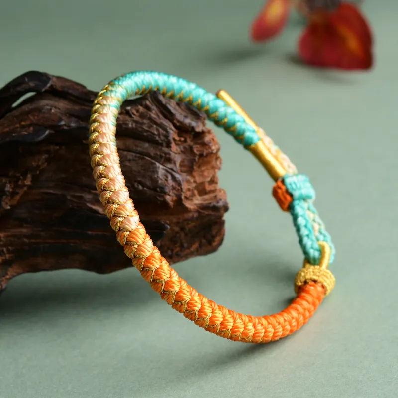 EADDA JEWELRY Ice Silk Cotton Cord Bracelets Unisex-9