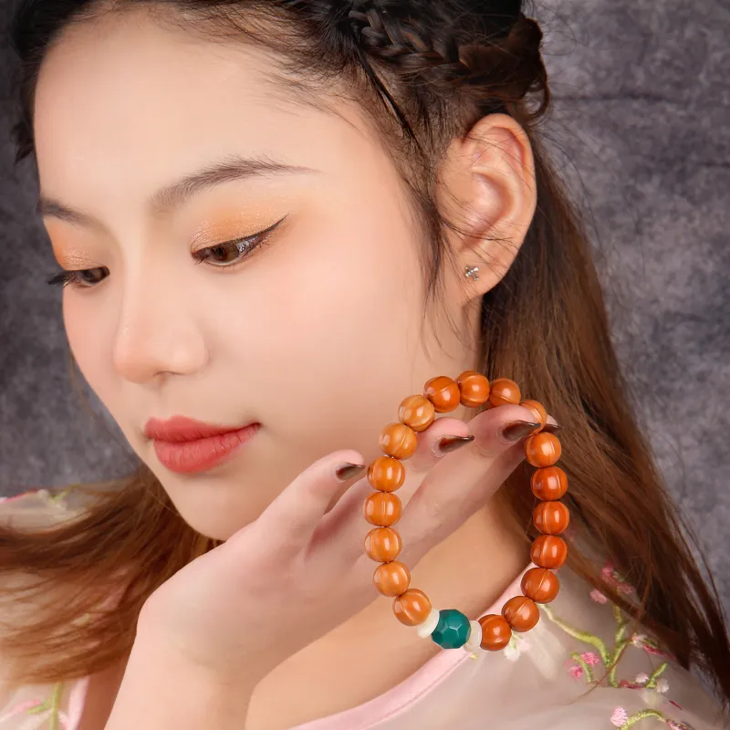 EADDA JEWELRY Monkey Head Walnut Bracelets Unisex-3