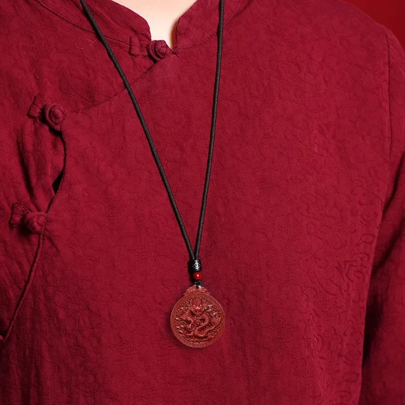 EADDA JEWELRY Cinnabar Necklaces Unisex-4