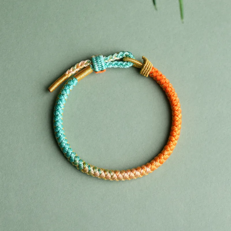 EADDA JEWELRY Ice Silk Cotton Cord Bracelets Unisex-8