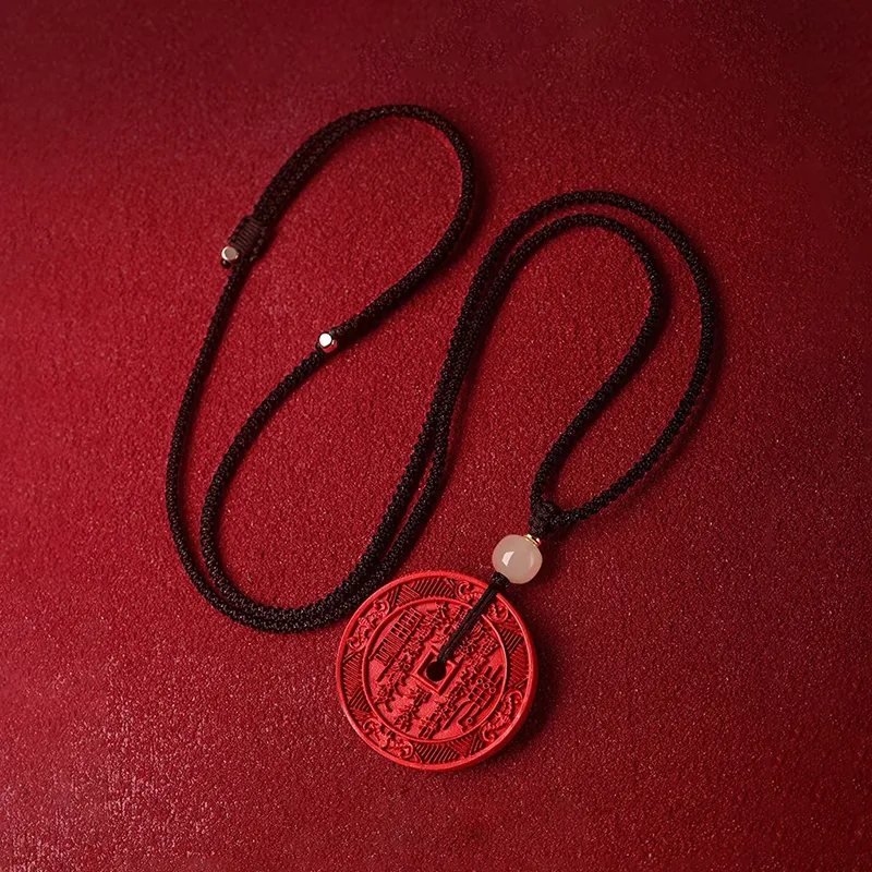 EADDA JEWELRY Cinnabar Necklaces Unisex-5