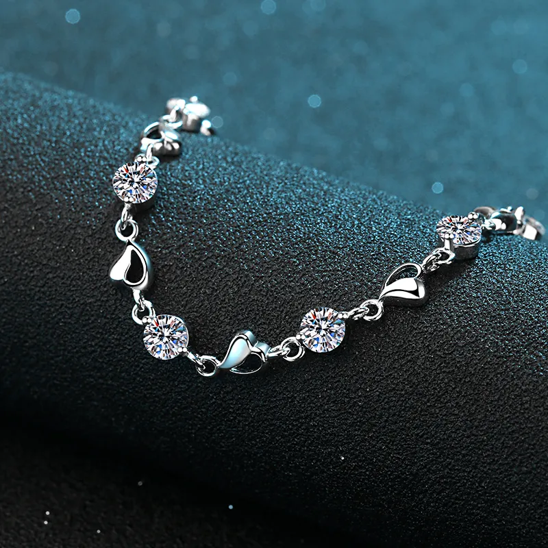 EADDA JEWELRY Moissanite Bracelets Unisex-2