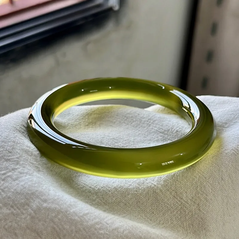 EADDA JEWELRY Agate Jade Bangles Unisex-1