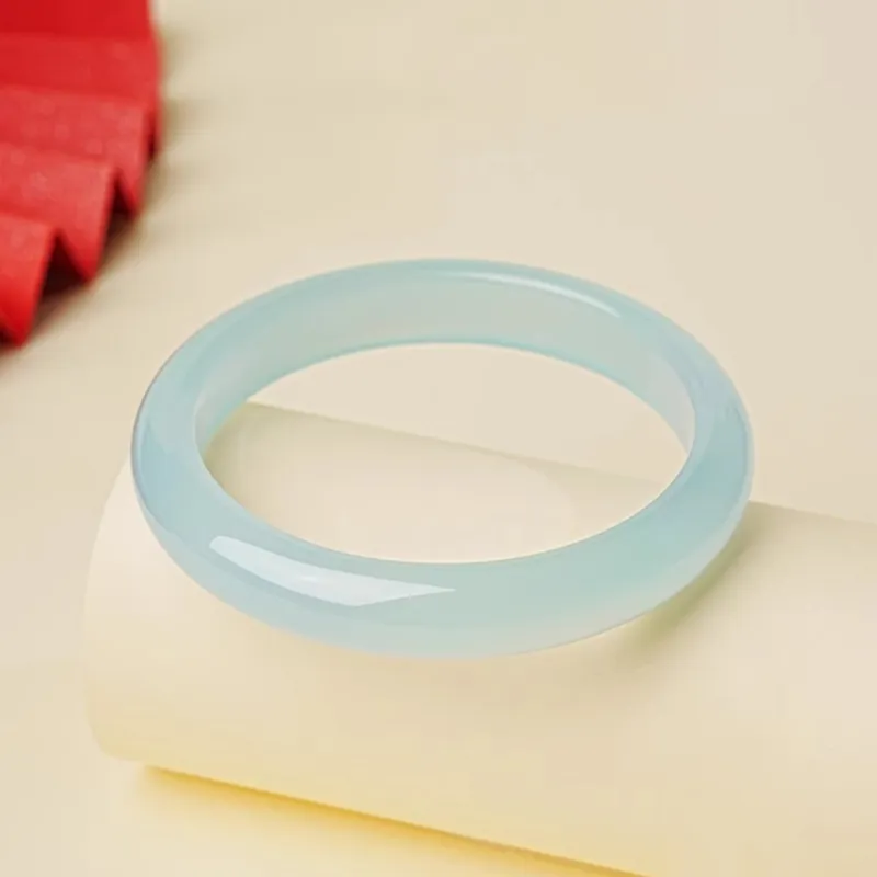EADDA JEWELRY Natural Chalcedony Bangles Unisex-3