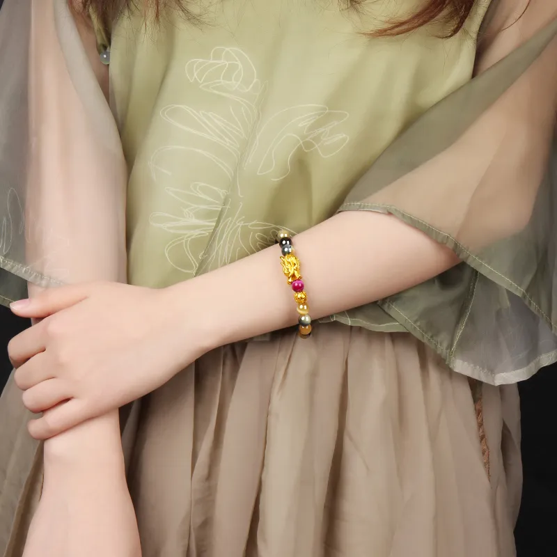 EADDA JEWELRY Tiger's Eye Stone Bracelets Unisex-4