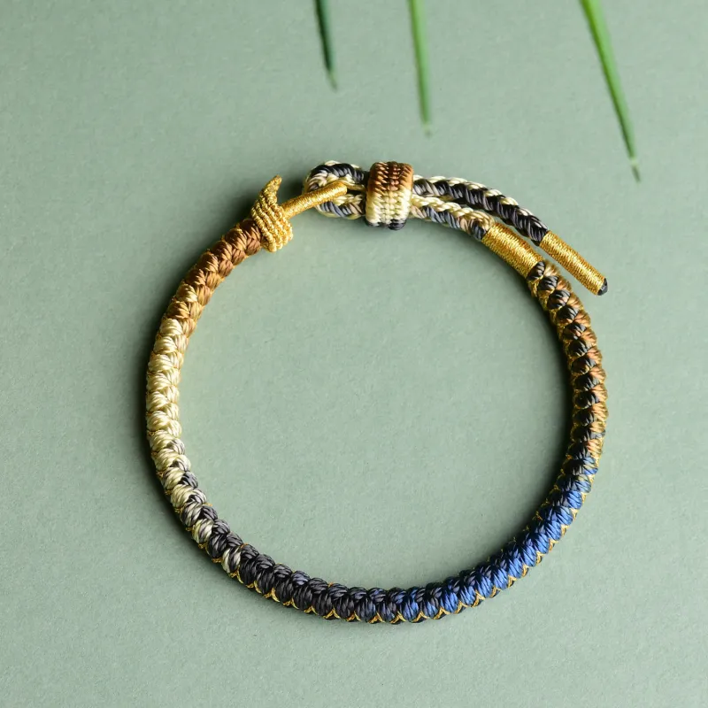 EADDA JEWELRY Ice Silk Cotton Cord Bracelets Unisex-2
