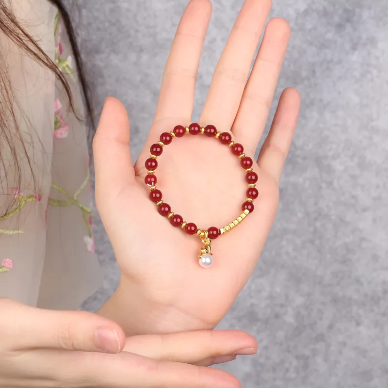 EADDA JEWELRY Cinnabar Bracelets Unisex-2