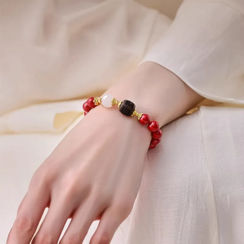 EADDA JEWELRY Cinnabar Bracelets Unisex-5