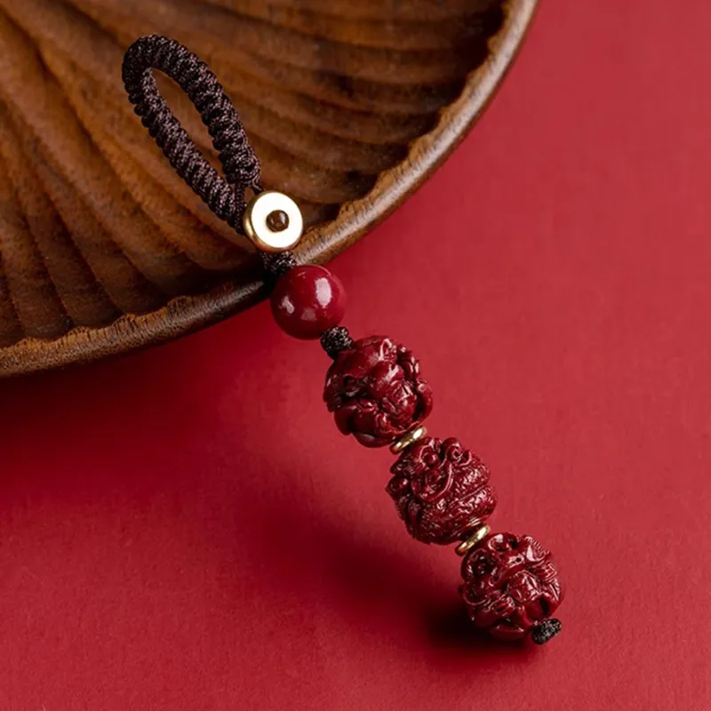 EADDA JEWELRY Cinnabar Keychains Unisex-31