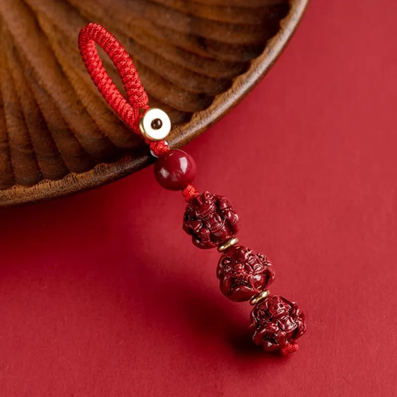 EADDA JEWELRY Cinnabar Keychains Unisex-21