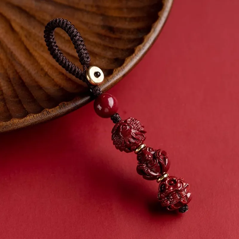 EADDA JEWELRY Cinnabar Keychains Unisex-39