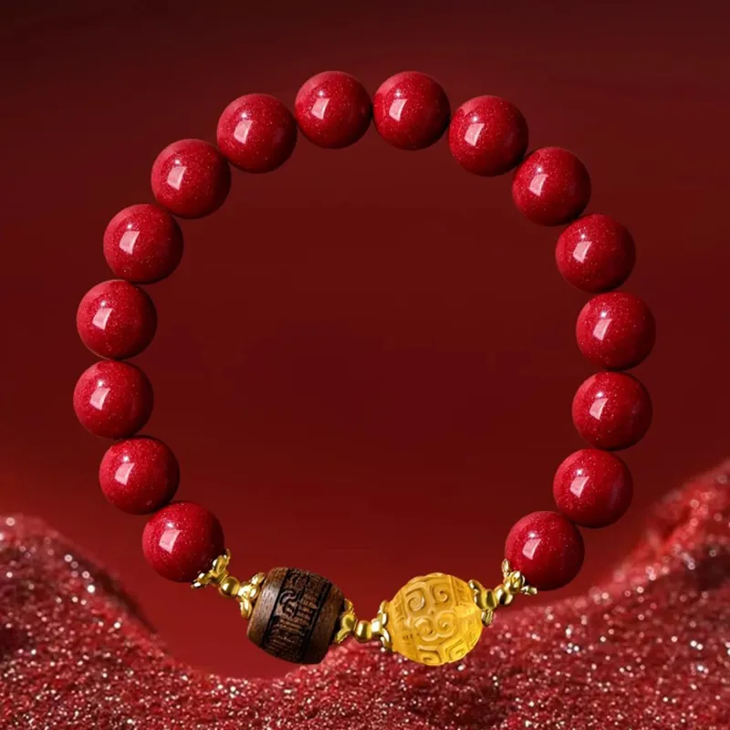 EADDA JEWELRY Cinnabar Bracelets Unisex-2