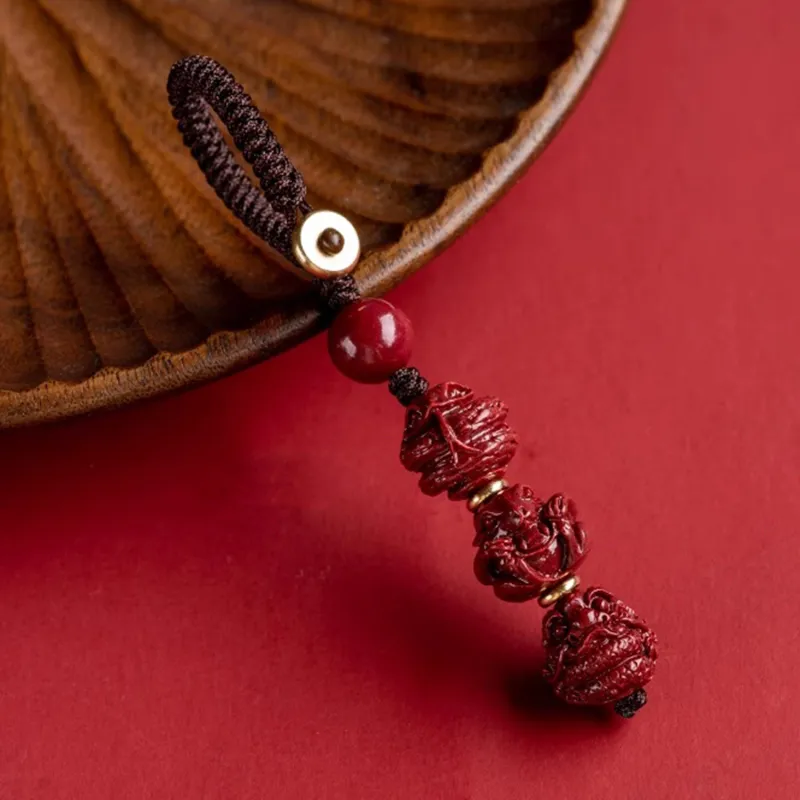 EADDA JEWELRY Cinnabar Keychains Unisex-47