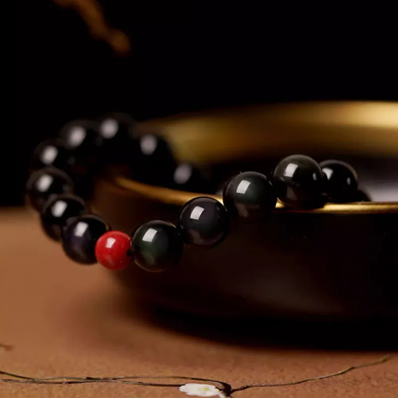 EADDA JEWELRY Obsidian Bracelets Unisex-3