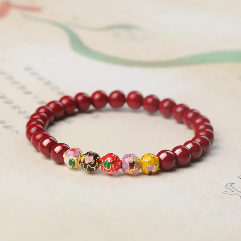 EADDA JEWELRY Cinnabar Bracelets Unisex-1