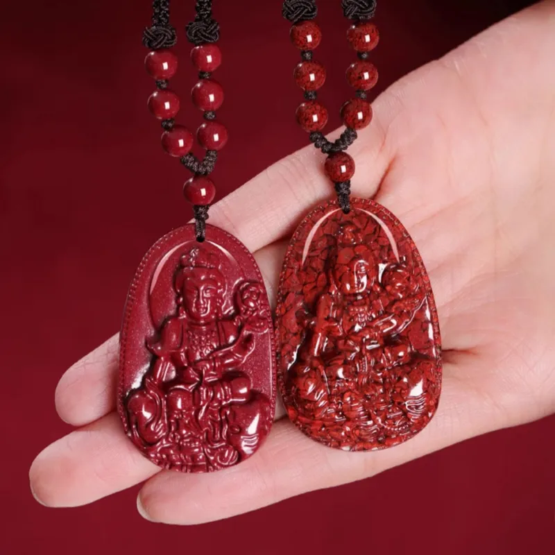EADDA JEWELRY Cinnabar Necklaces Unisex-11