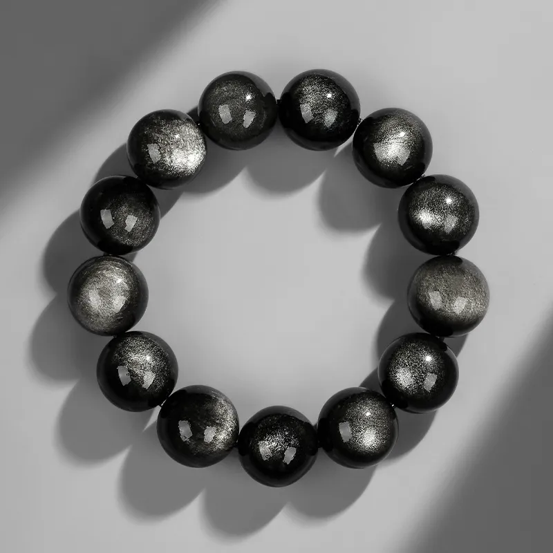 EADDA JEWELRY Obsidian Bracelets Unisex-11
