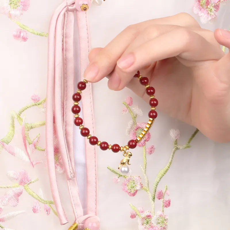 EADDA JEWELRY Cinnabar Bracelets Unisex-3