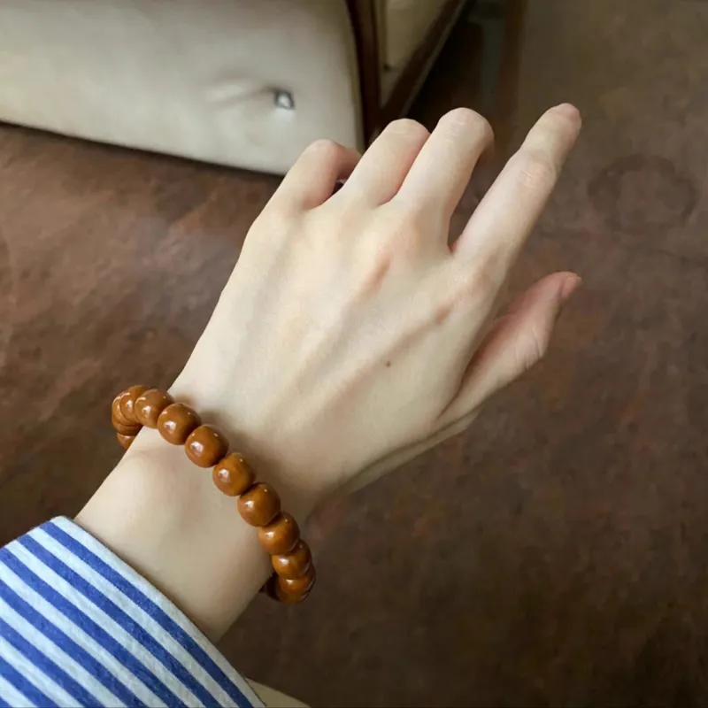 EADDA JEWELRY Monkey Head Walnut Bracelets Unisex-4