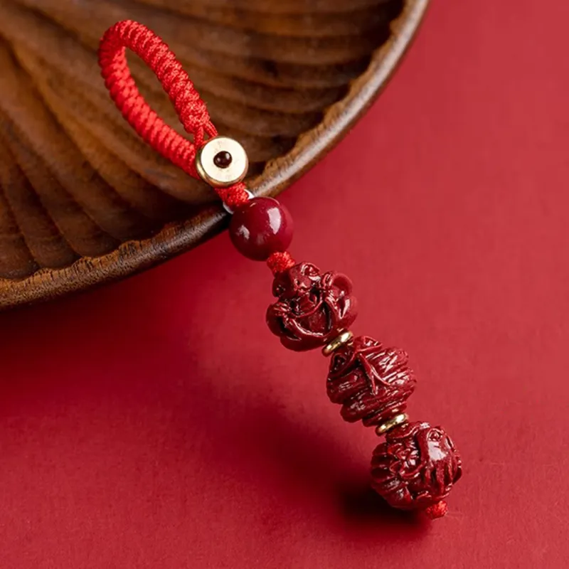EADDA JEWELRY Cinnabar Keychains Unisex-6