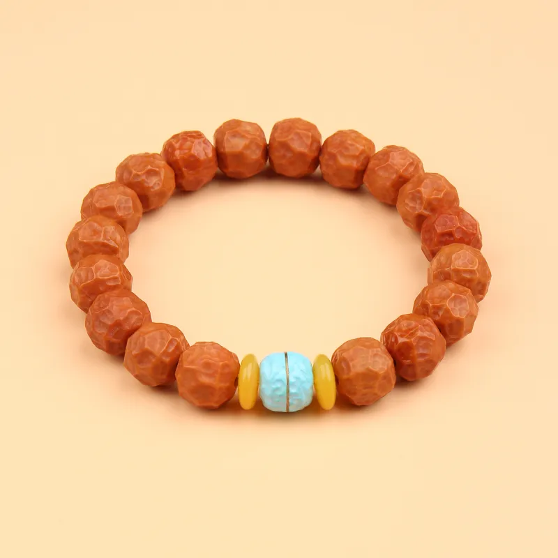 EADDA JEWELRY Monkey Head Walnut Bracelets Unisex-1