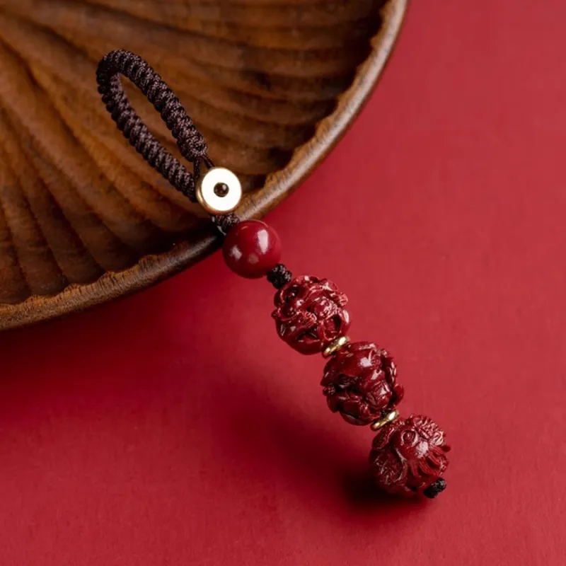 EADDA JEWELRY Cinnabar Keychains Unisex-41
