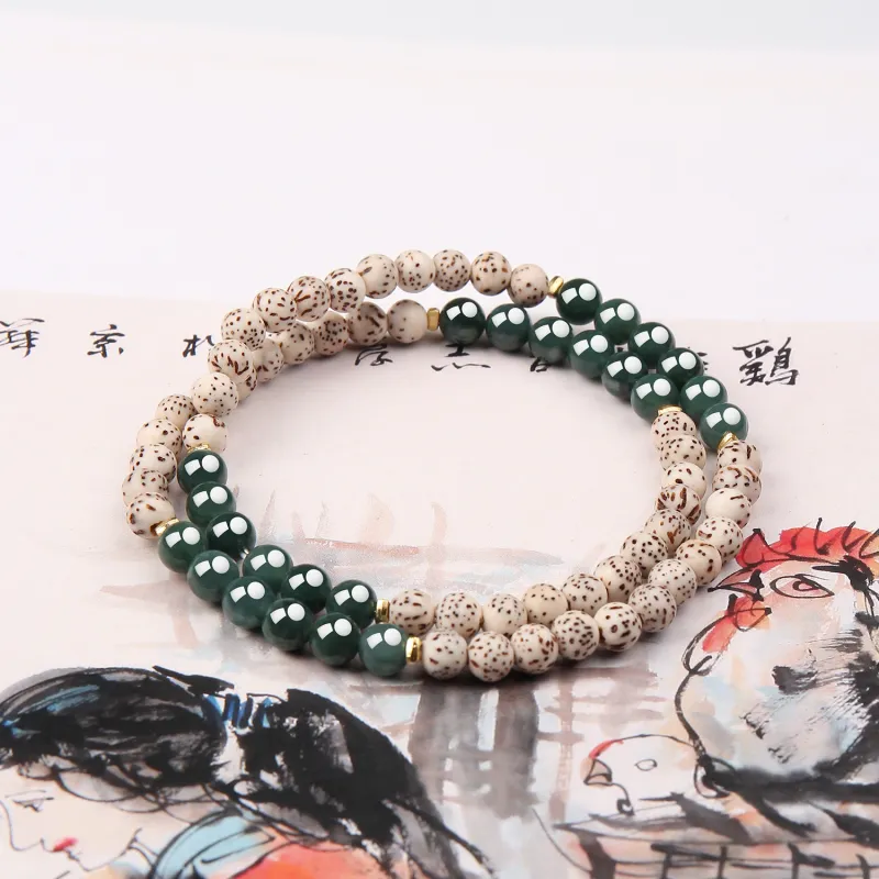 EADDA JEWELRY Star Moon Bodhi Seeds Bracelets Unisex-2