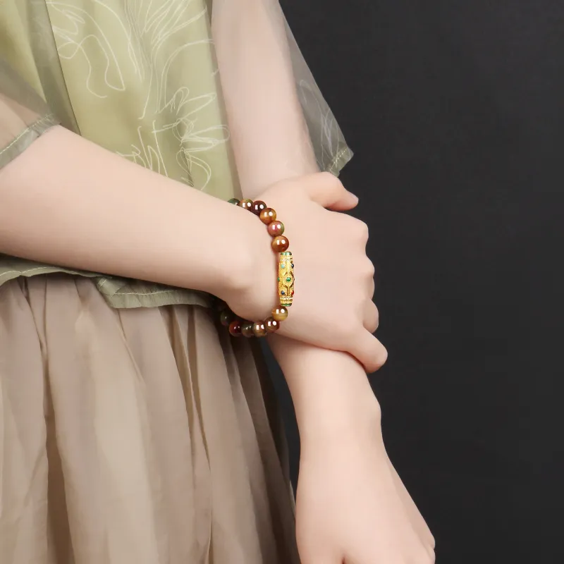 EADDA JEWELRY Tiger's Eye Stone Bracelets Unisex-3