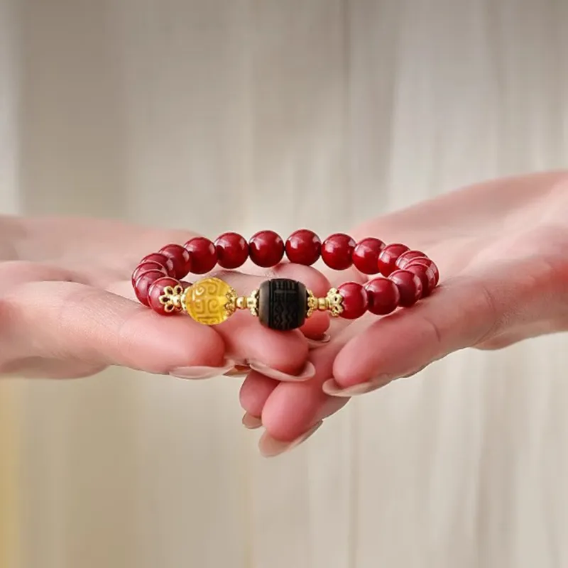 EADDA JEWELRY Cinnabar Bracelets Unisex-4
