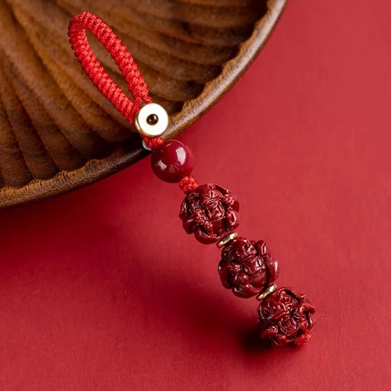 EADDA JEWELRY Cinnabar Keychains Unisex-10