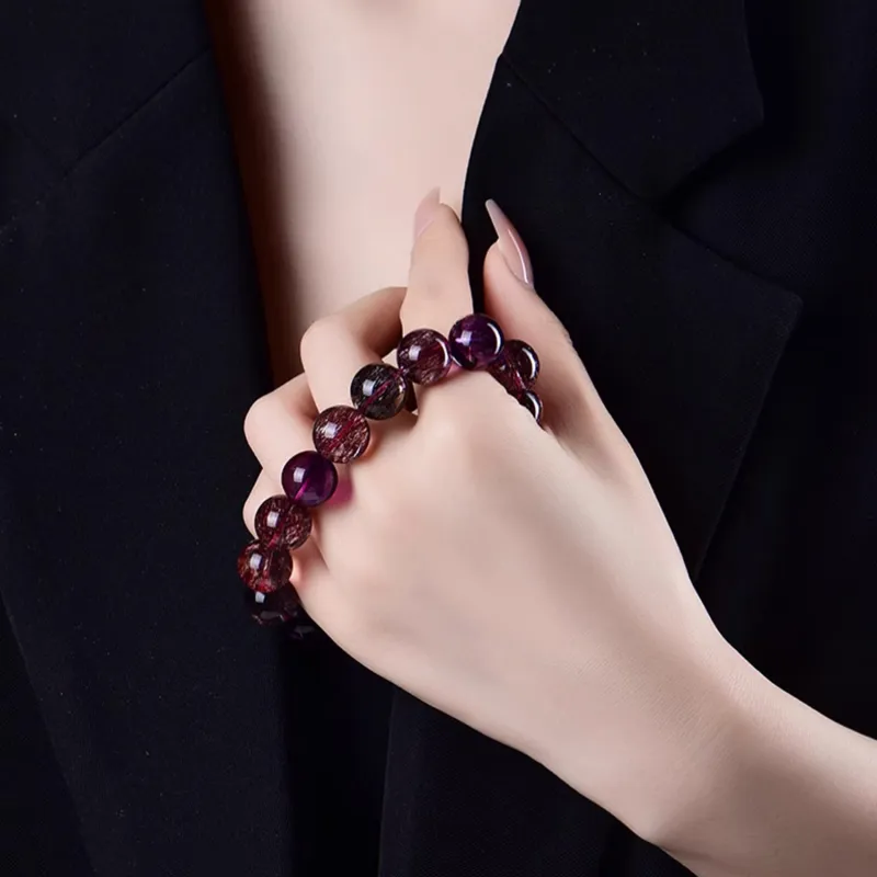 EADDA JEWELRY Crystal Jade Bracelets Unisex-3