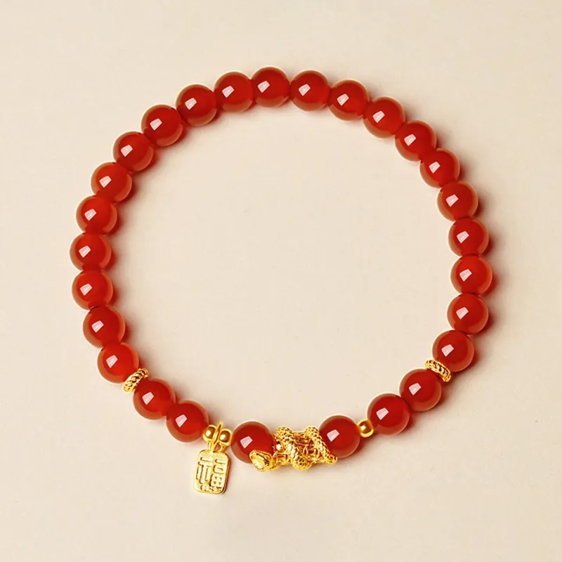 EADDA JEWELRY Natural Agate Bracelets Unisex-3