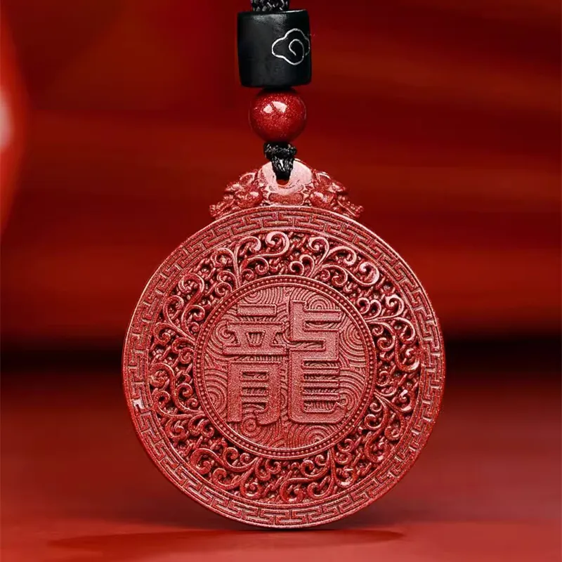 EADDA JEWELRY Cinnabar Necklaces Unisex-3