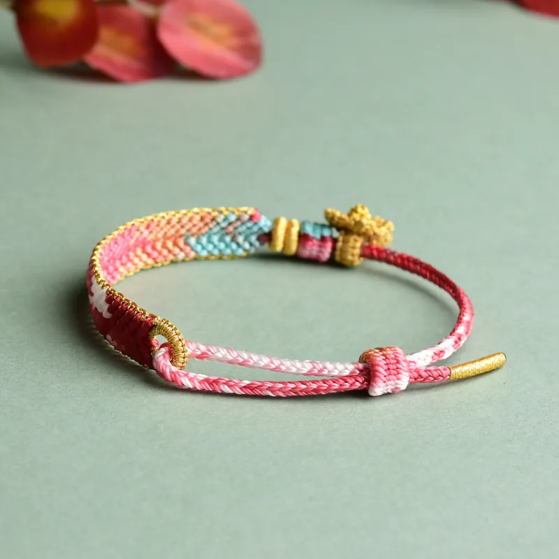 EADDA JEWELRY Ice Silk Cotton Cord Bracelets Unisex-9