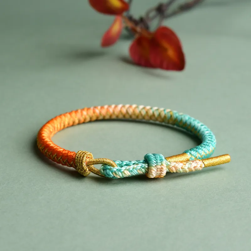 EADDA JEWELRY Ice Silk Cotton Cord Bracelets Unisex-7
