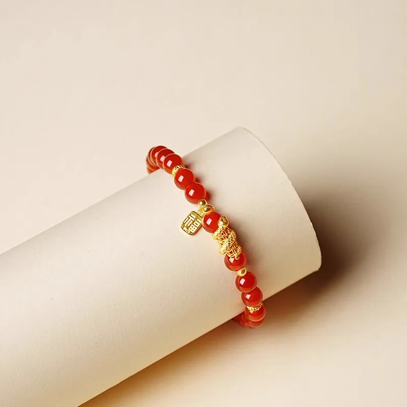 EADDA JEWELRY Natural Agate Bracelets Unisex-4