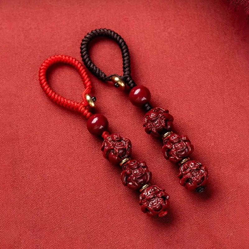 EADDA JEWELRY Cinnabar Keychains Unisex-2