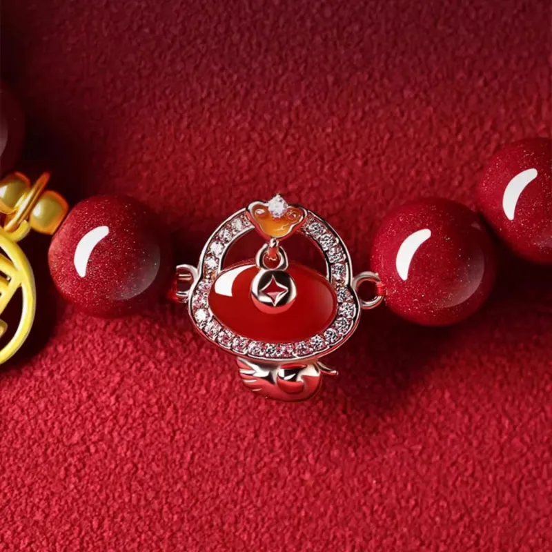 EADDA JEWELRY Cinnabar Bracelets Unisex-12