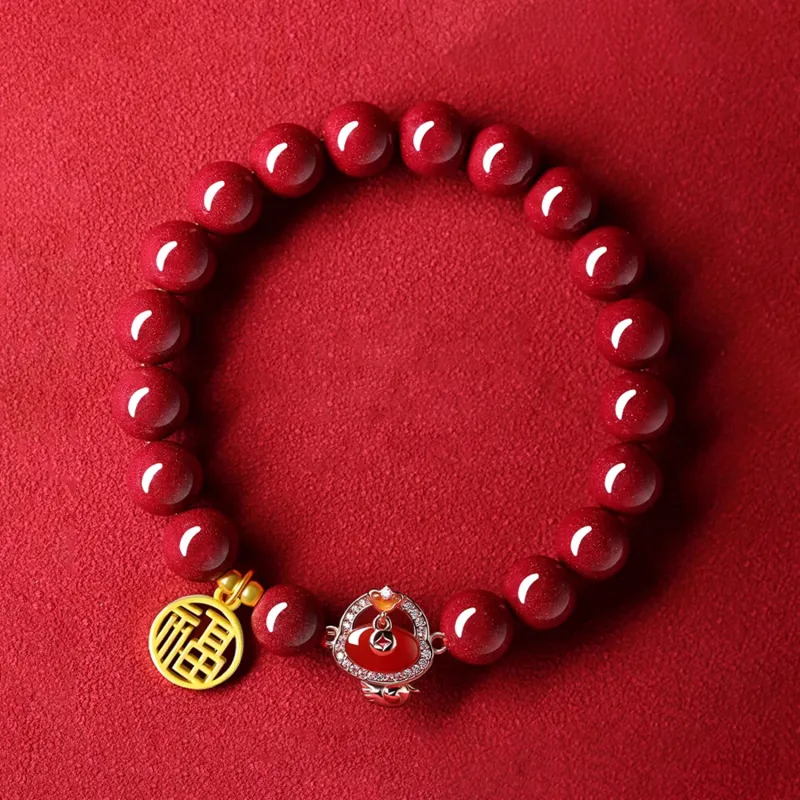 EADDA JEWELRY Cinnabar Bracelets Unisex-6
